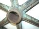 Antique Cast Iron Wheel Cart Farm Hit Miss Primitives photo 1