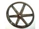 Antique Cast Iron Wheel Cart Farm Hit Miss Primitives photo 2