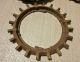 Antique Vintage Of 3 Cast Iron Jd Planter Seed Plates Gears Old Farm Tools Garden photo 3