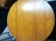 Vintage Double Drop Leaf Wooden Round Table Statton Trutype Americana Unknown photo 7