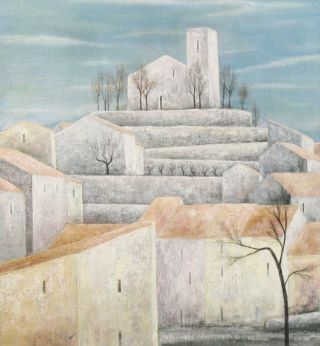Fine Oil Painting Jean Pierre Capron (french.  1921 - 1997) Mid - Century photo