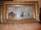 A Antique Oil On Board Seascape Paintings. . . Other photo 1