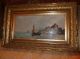 A Antique Oil On Board Seascape Paintings. . . Other photo 2