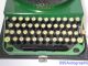 Rare Vintage Antique 1930 Remington Standard Portable Green Typewriter V222556 Typewriters photo 4