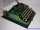 Rare Vintage Antique 1930 Remington Standard Portable Green Typewriter V222556 Typewriters photo 5