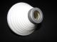 Antique @white Milk Glass Pattern Rare Ribbed Pee Wee Glass Ball Insulator Weathervanes & Lightning Rods photo 2