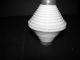 Antique @white Milk Glass Pattern Rare Ribbed Pee Wee Glass Ball Insulator Weathervanes & Lightning Rods photo 4