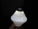 Antique @white Milk Glass Pattern Rare Ribbed Pee Wee Glass Ball Insulator Weathervanes & Lightning Rods photo 5