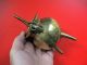 Rare Small Antique Bronze Tripod Cauldron,  18th Century Ad. Metalware photo 3