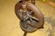 Spinning Wheel Part Circa 1800s Antique Primitive Wood Parts Other photo 9