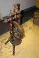 Spinning Wheel Part Circa 1800s Antique Primitive Wood Parts Other photo 3