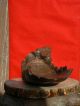B2677 Vtg Or Atq Chinese Bamboo Root Carving Frogs On Lily Pad 14 - 1/2 