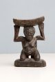 African Tribal Luba Headrest Hand Carved Wood East Congo Sculpture Sculptures & Statues photo 1