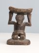 African Tribal Luba Headrest Hand Carved Wood East Congo Sculpture Sculptures & Statues photo 2