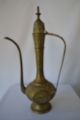 Antique Middle Eastren Brass Pitcher Middle East photo 1