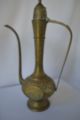 Antique Middle Eastren Brass Pitcher Middle East photo 8