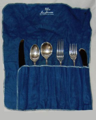 6 Pc - Wallace Sterling Silver Flatware photo