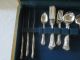 41 Pc Set National Silver Queen Elizabeth 2x Tsted Silverplate Flatware Serve 6 Flatware & Silverware photo 2