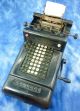 Antique Burroughs Adding Machine Working Keys With Handle Non Add Repeat Keys Cash Register, Adding Machines photo 2