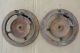Antique 2 Metal Jd Farm Planter Plate Covers Y2597b Steampunk Art Primitives photo 2