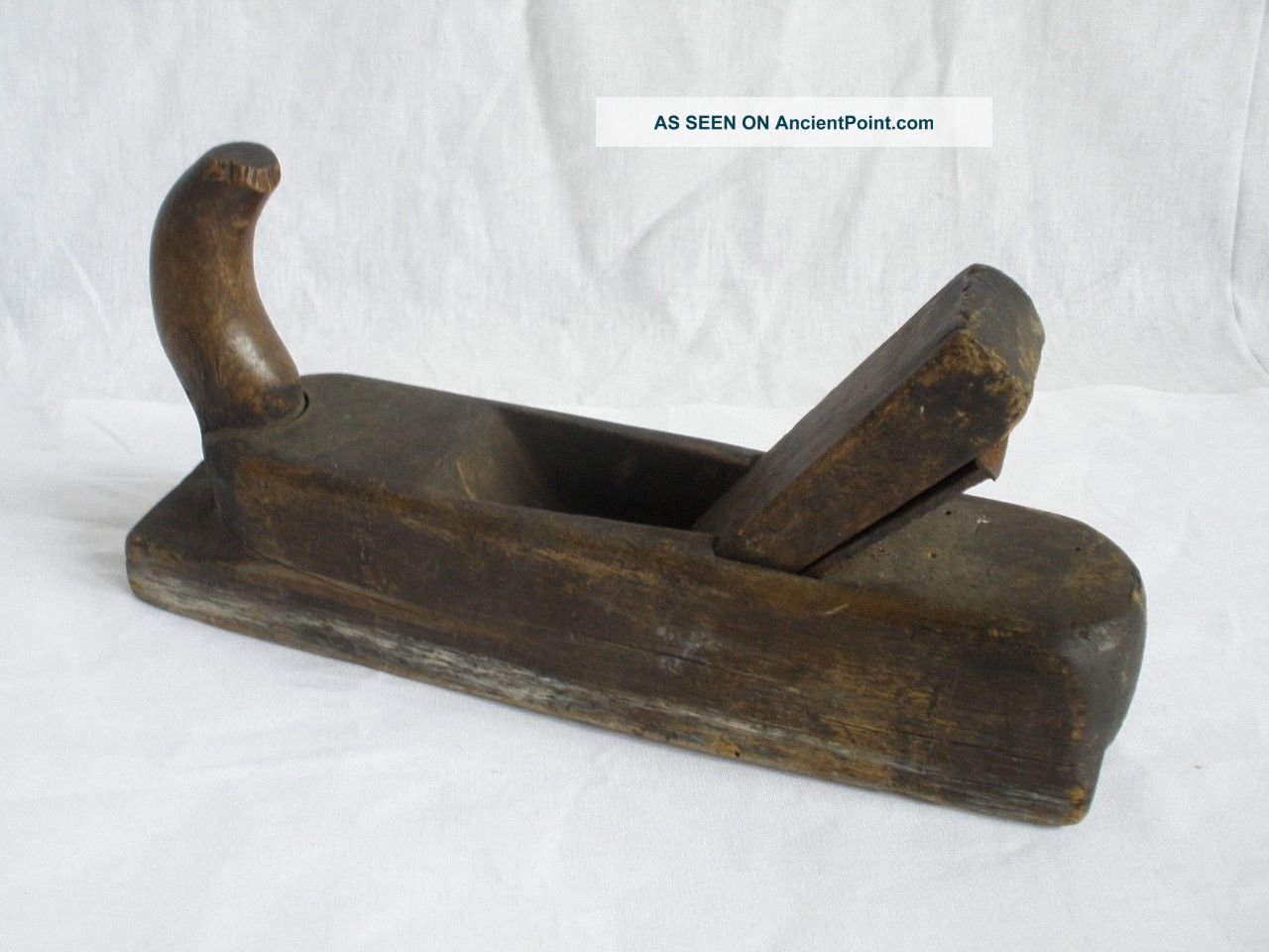 Antique Wooden Primitive Tool For Carving Wood,  Wood Surfaces,  Crafts,  Grater Primitives photo