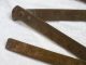 Building Measurement Meter Very Old,  Bronze,  1950,  Marking Primitives photo 3