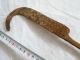 Primitive Wrought Iron Combined Ogripka Blade And Hook Fireplace Rarely Implemen Primitives photo 6