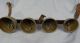 Antique Shop Door / Entrance Bell Set W/ Mounting Hardware Primitives photo 2