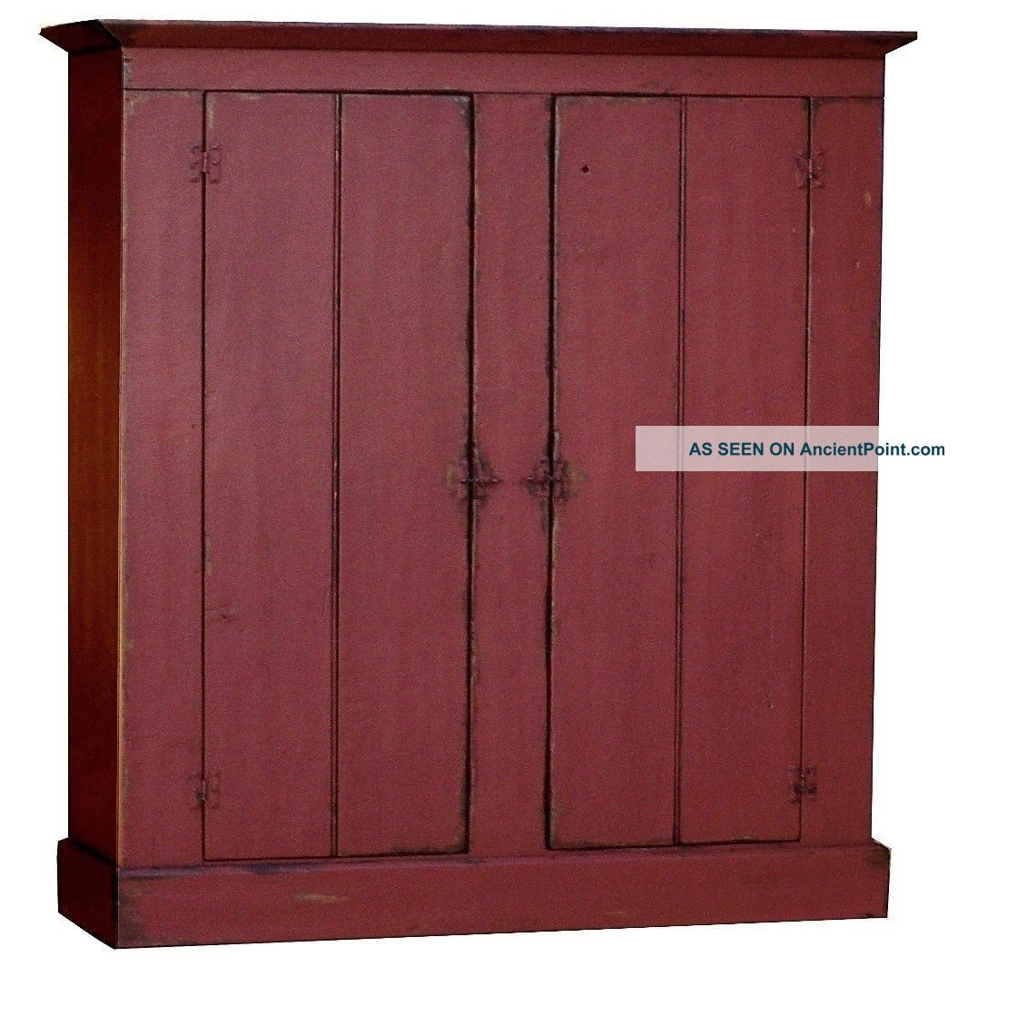 Primitive Farmhouse Kitchen Cupboard Cabinet Painted Country Farm Reproduction Primitives photo
