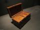 Antique Vintage Style Wood English Tea Caddy Box Chest Boxes photo 10