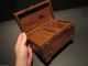 Antique Vintage Style Wood English Tea Caddy Box Chest Boxes photo 2