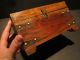 Antique Vintage Style Wood English Tea Caddy Box Chest Boxes photo 4
