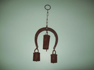 Antique Primative Horseshoe Wind Chime photo