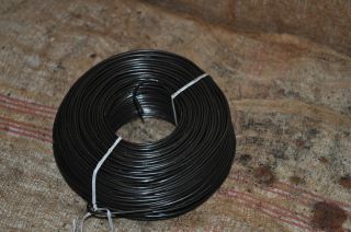 Primitive Black Heavy Wire Gauge 100 Mm 350 Feet Long Candle Holders Wreaths photo