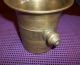 Very Old Solid Brass Mortar And Pestle Set Very Heavy 1800 ' S Mortar & Pestles photo 1