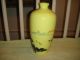 Chinese Or Japanese Yellow Pottery Vase - Marked - Man Overlooking Ocean - Rare Vases photo 2