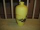 Chinese Or Japanese Yellow Pottery Vase - Marked - Man Overlooking Ocean - Rare Vases photo 3