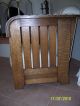 Antique Arts & Crafts Solid Oak Mission Karpen Upholstered Chair 1900-1950 photo 6