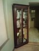 Solid Cherry Corner Cabinet - Fits In The Corner Of 2 Walls Post-1950 photo 3
