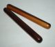 Vintage Antique American Wooden Wood Lignum Vitae Rhythm Sticks,  1920s Other photo 1