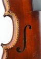Gorgeous Antique French Violin C.  1900 - For Restoration And Repair - String photo 9
