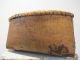 19th C.  Birchbark Basket,  /s/ Emma H.  Smith,  Prophetstown,  Ill. Primitives photo 2