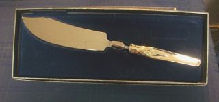 830 S Silver Elisabeth Serving Knife Mint In Box photo