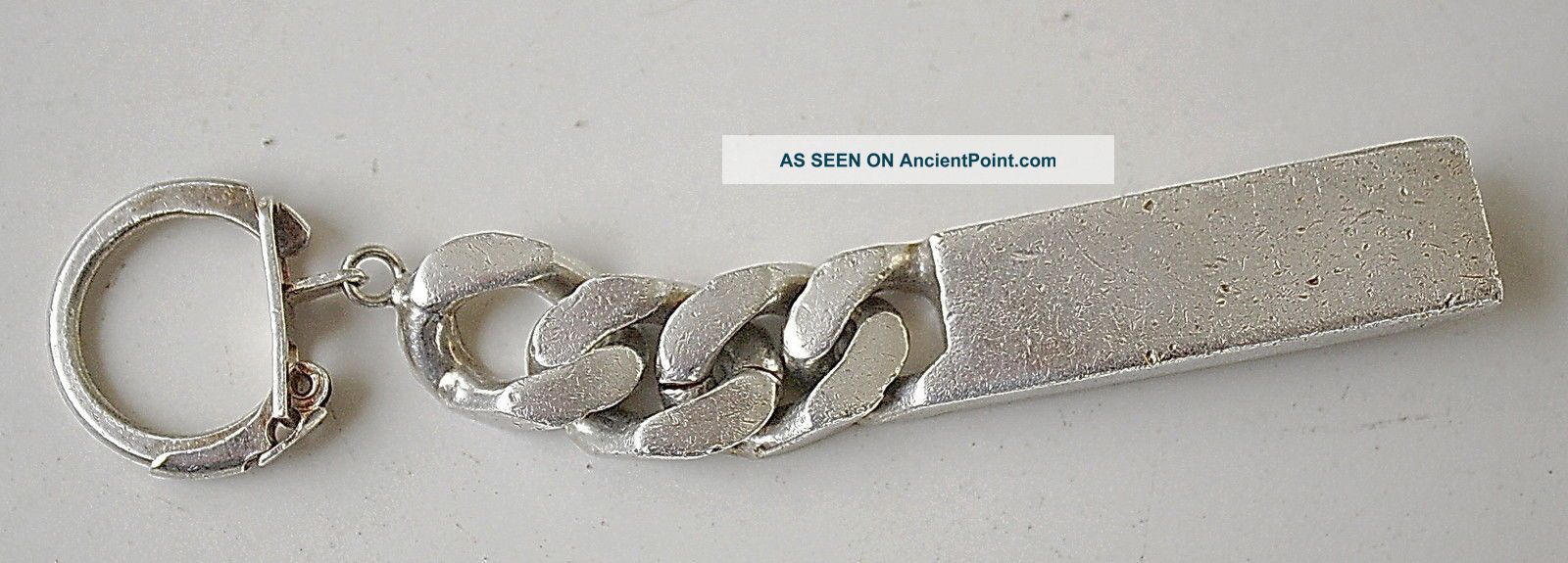 Art Deco Poland Massive Silver Sterling 925 Keychain 40gr.  Warsaw Hand Crafted Other photo
