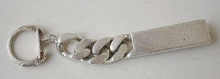 Art Deco Poland Massive Silver Sterling 925 Keychain 40gr.  Warsaw Hand Crafted photo