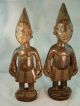118,  Authentic Egba Abeokuta Ibeji Male & Female Pair,  Yoruba / Santeria Sculptures & Statues photo 5