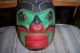 Contemporary Canadian Native Indian Carved & Painted Mask Steve Hunt 1984 Native American photo 7