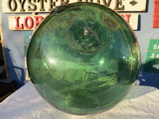 11.  78 Inch Walt Pich 24 Mark Glass Float Ball Buoy Bouy (1098) photo