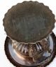 Italian Grand Tour Bronze Tazza Vase Face Handles Repro Of Antique Metalware photo 4