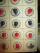 Us Presidents Silhouettes 1950 ' S Eisenhower Vtg Button Card Usa Political Buttons photo 7